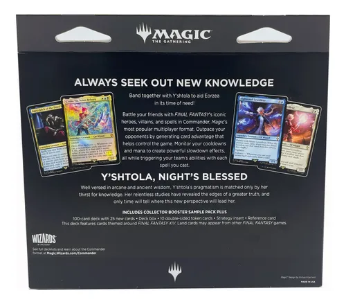Cartas Magic Final Fantasy Commander Yshtola Deck Bundle