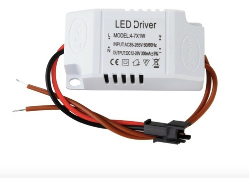 Led Driver 4 A 7 Leds De 1w En Serie A 110-220v Powerleds