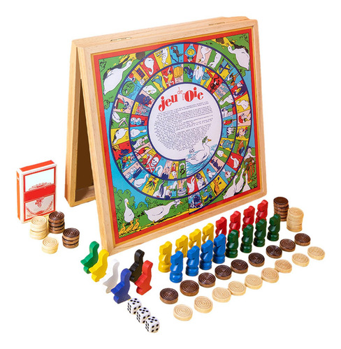 Para Juego De Juegos 4 En 1, Juego De Ludo, Juego De Mesa