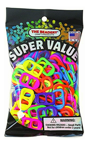 The Beadery Soda Pop Tab Hot, Neon Multi