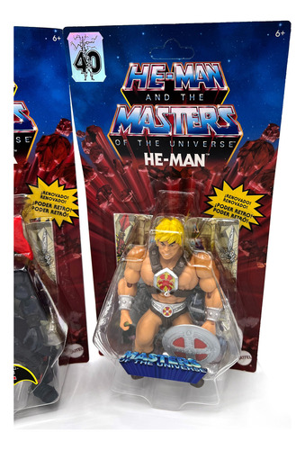 Masters Of The Universe Mantenna He-man Pig Head 40 Años Pd3