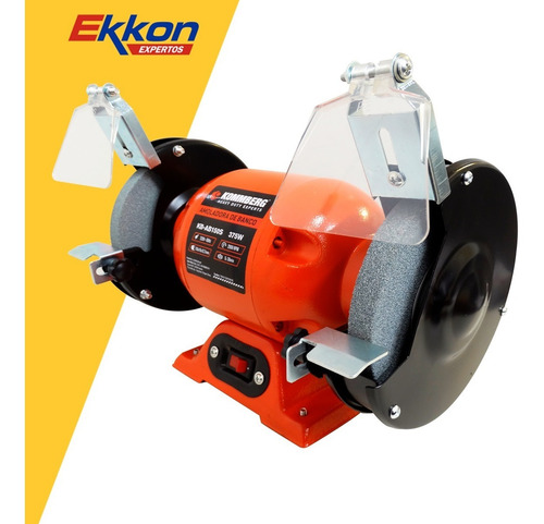 Amoladora De Banco 1/2hp 2 Discos 6 PuLG Monof. Kommberg