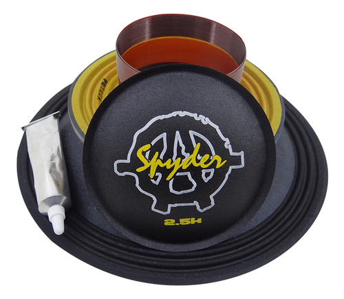 Imagem 1 de 4 de Kit Reparo Spyder Kaos 2.5 1250 W Rms 12 Pol 4 Ohms Original