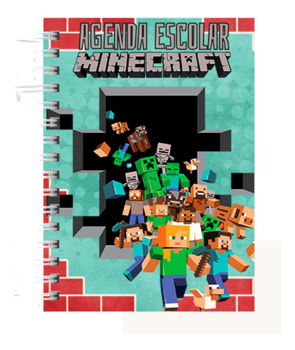 Arquivo Digital Agenda Escolar Minecraft