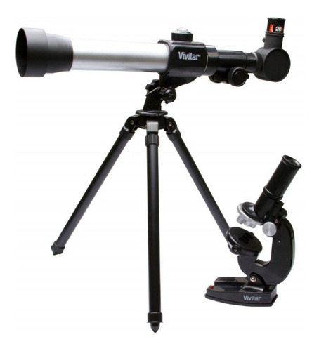 Kit Telescópio Microscópio + Acessórios Vivtelmic20 Vivitar