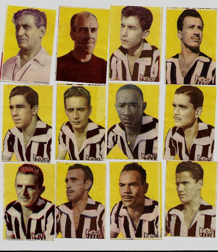 Time Atletico ( M.g ) De 1956 Album Idolos Do Futebol Bras.