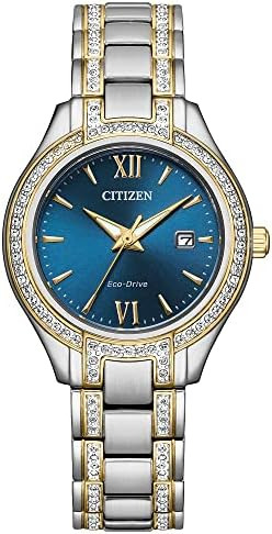 Reloj Citizen Ladies Classic Crystal Eco-drive De Acero Inox