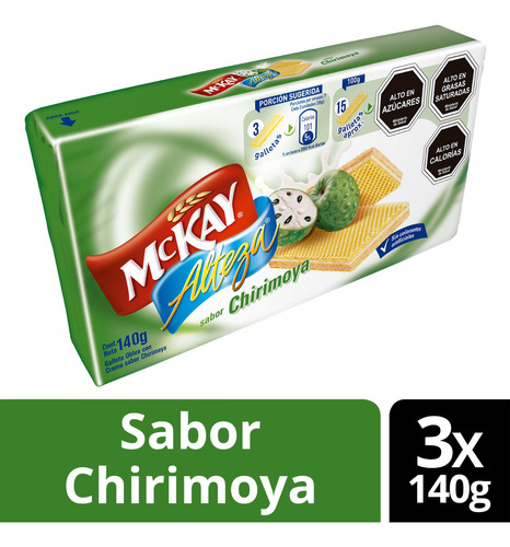 Oblea Alteza® Chirimoya 140g Pack X3