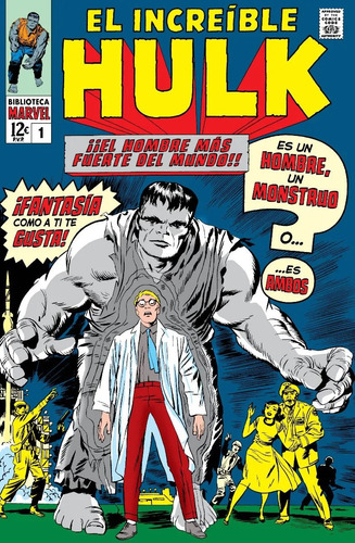 Comic Biblioteca Marvel: El Increíble Hulk 1: 1962-63 