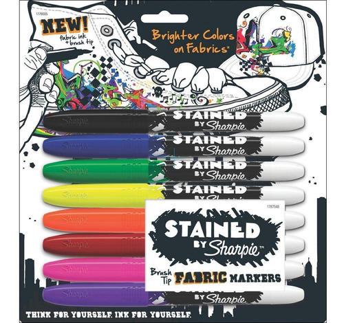 Set 8 Marcadores Colores Brillantes Permanentes Sharpie