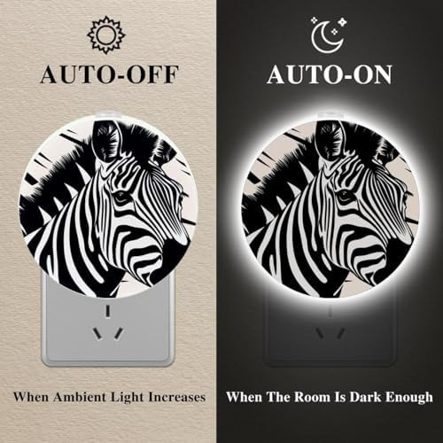 Luces Led Nocturnas Enchufables A La Pared, Paquete De 2, Re