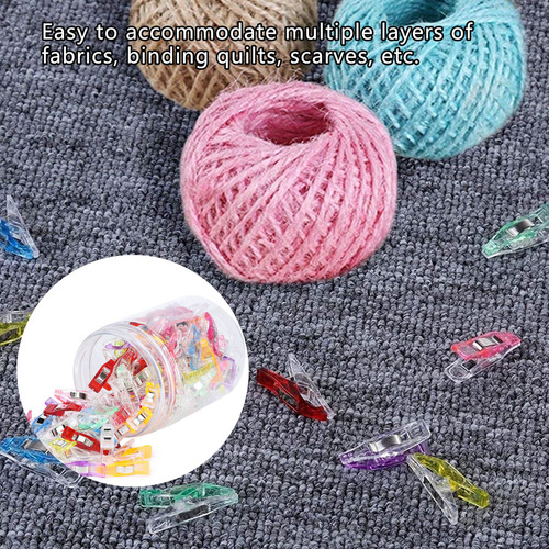 Clips 100 Small Folding Binders, Fabrics, Crafts