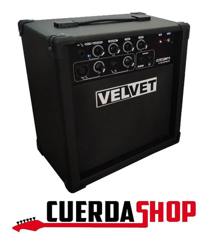 Imagen 2 de 4 de Amplificador Multiuso Velvet Mt3 - 3 Canales 30w C/bluetooth