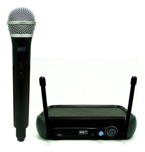 Microfone Sem Fio Simples Profissional Mxt Uhf 201
