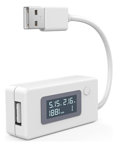 Powerjive Medidor De Voltaje/amperios Usb Probador Mult...