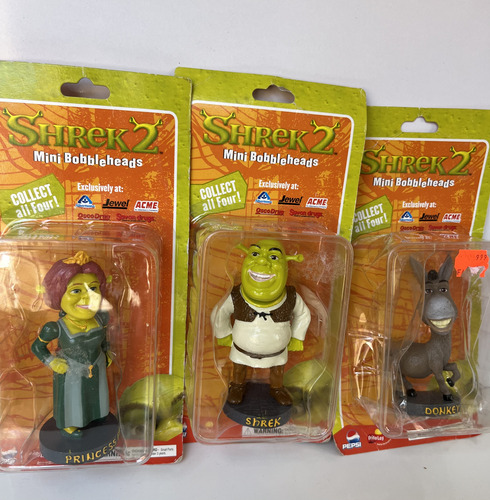 Mini Bubbleheads Shrek 2 Coleccionables 2004 (Usado)
