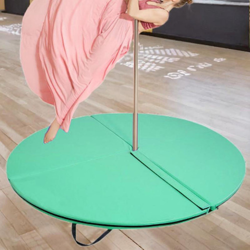 Mat De Baile Plegable Mat De De Gimnasia Grueso Verde 5 Cm
