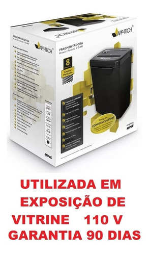 Fragmentadora Picotadora Papel Cd Cartão 8f C800 110v Leia