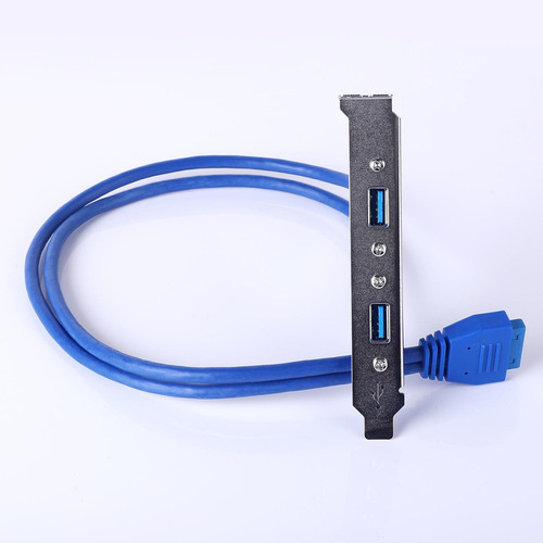 Puertos Usb 3,0 Hembra Panel Trasero Montaje A 20pin Interno