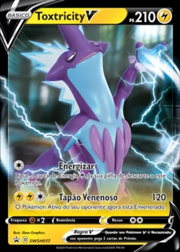 Coleção Pokemon Box Toxtricity V 38 Cartas