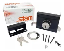 Comprar Stam Fechadura Sobrepor Pu002F Portão Stam 701u002F100 Cu002F 2 Chaves