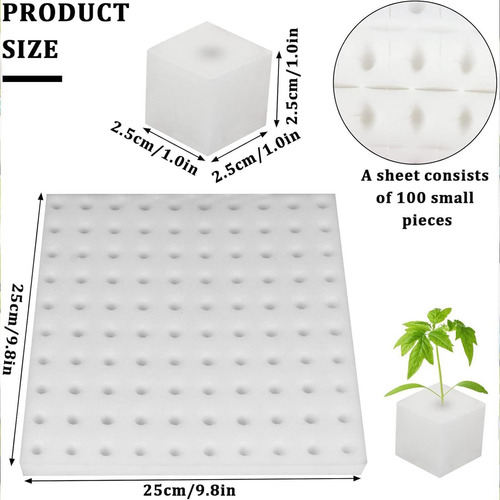 Plantas De Esponja Hidropónica Capa De Crecimiento Cultivo