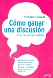 Como Ganar Una Discusión, Nicholas Capaldi, Gedisa