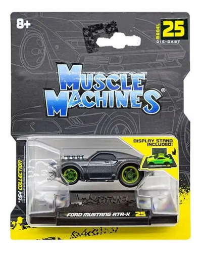 Miniatura Carro Ford Mustang Rtr-x 1/64 Maisto 15565 Maisto Cor Preto
