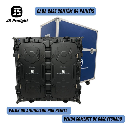 Kit Completo P5 Outdoor 4mx3m + Processamento Js Prolight