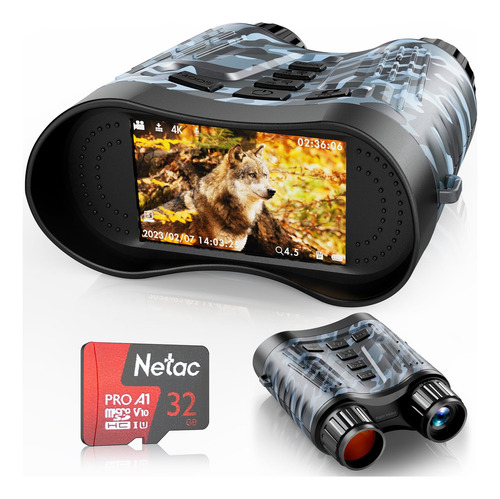 Gafas De Visión Nocturna Digitales 4k Con Batería 4000 Mah