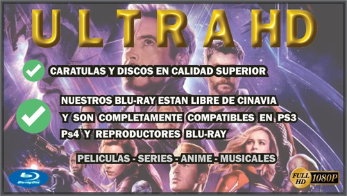Blu-ray Marvel Colección Mcu // 24 Films Latino