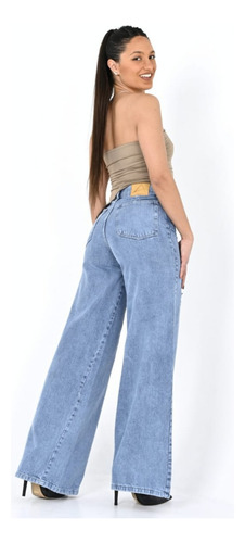 Jean Wide Leg Rígido Intervenido Dama Diva