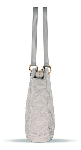 Bolsa Tote Enso Mujer Eb244306tt Plata Color Plateado