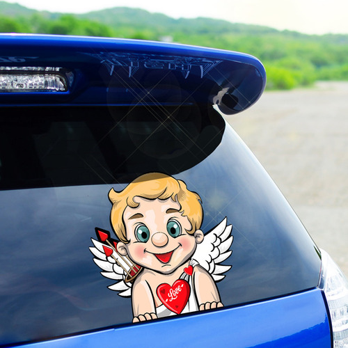 Adesivos De Cupido Do Dia Dos Namorados Para Carros | Decalq