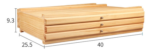 Caja De Almacenamiento Con Cajón Para Suministros 4 Cajones