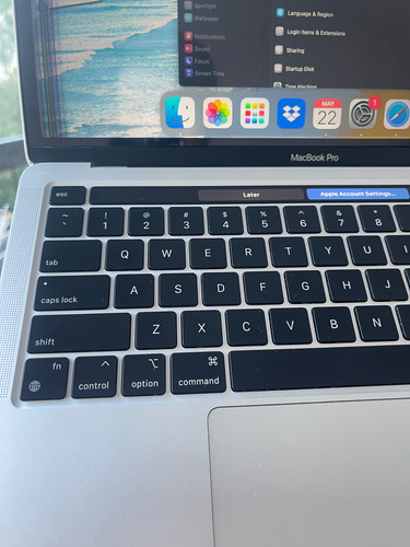 Macbook Pro M1 2020 Excelente Estado | Detalle En Pantalla Gris