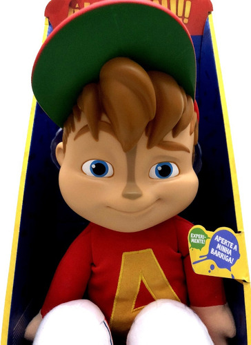 Imagem 2 de 6 de Boneco Pelúcia Esquilo Alvin Que Fala Original Fisher Price