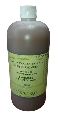 Jabón Potásico Con Aceite De Neem 1 Litro Soluble Ecologico