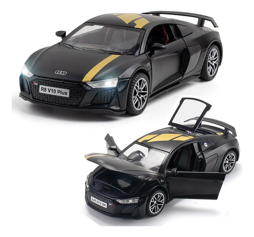 Audi R8 V10 Miniatura Metal Autos Adornos Colección 1/32