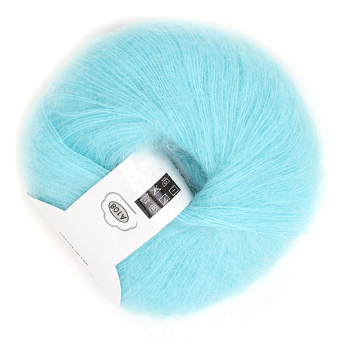Hilo De Lana Larga De Angora De Punto Pashm De Mohair Suave