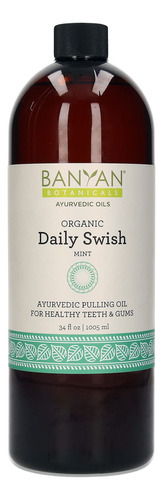 Banyan Botanicals Daily Swish Mint - Enjuague Bucal Organico