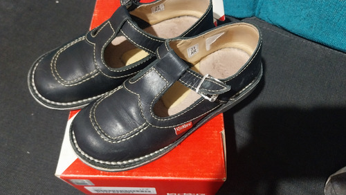 Zapatos Colegio Kickers Usados Talle 31 Azul 31 (Usado)
