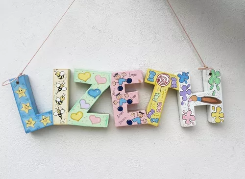 Letras Grandes Decorativas Paq 6 Piezas Para Mesa De Dulces