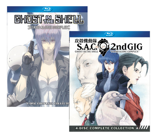 Ghost In The Shell: Stand Alone Complex 1&2 Blu-ray Importad