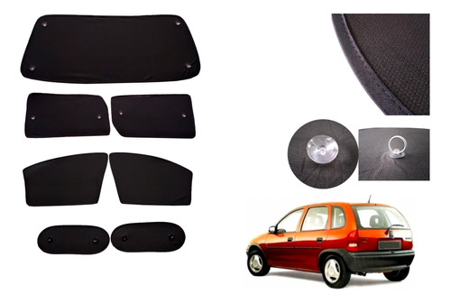 Parasol Cortinas Chevy Swing 1994-2013 (7 Piezas) Set 4