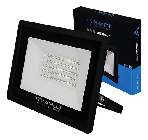 Refletor Preto Lumanti Led Smart SMD-RL650S 50W 127/220V Branco Frio