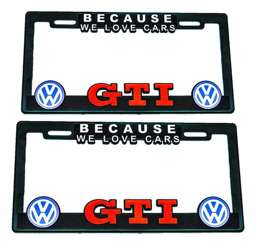 Par Portaplacas Volkswagen Gti