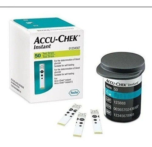 50 Tirillas Accu-chek Instans 