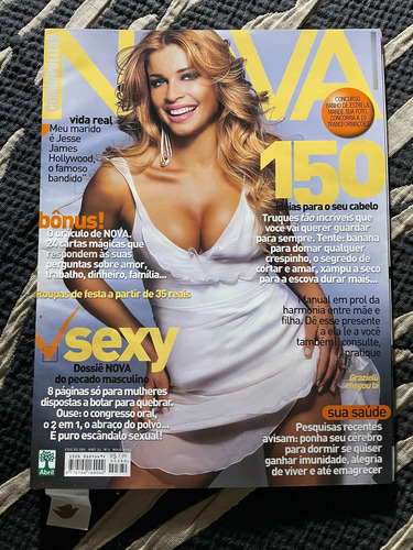 Revista Nova Grazi Massafera Fernanda Lima Alan Bbb (Usado)