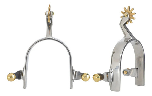 1 Par De Espuelas Americanas Unisex Que No Se Oxidan